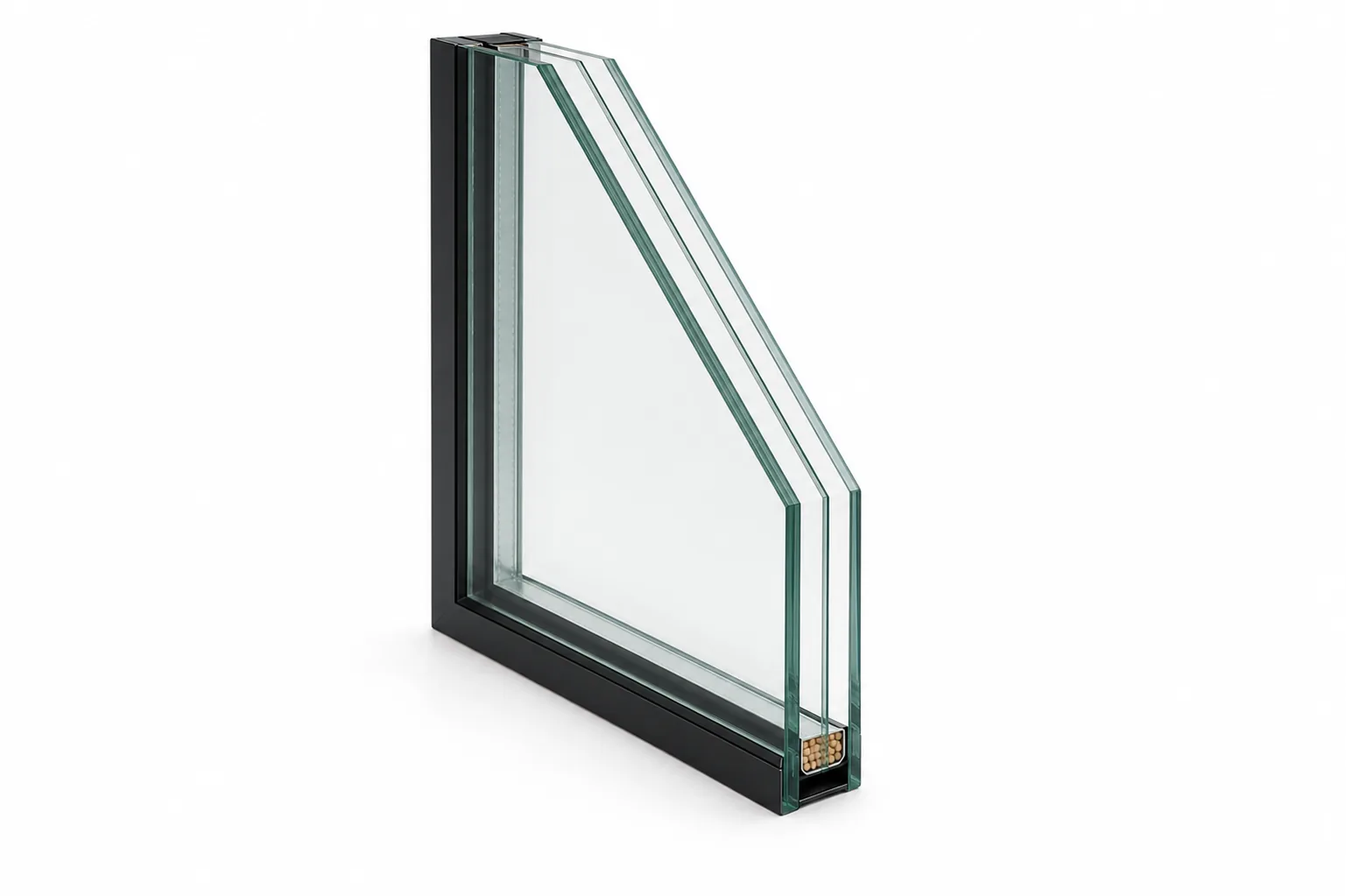 Doorsnede veiligheidsglas met PVB-folie